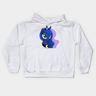 Princess Luna portrait Kids Hoodie